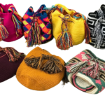 Mochila Wayuu Pequeña Unicolor Originales Artesanía Guajira