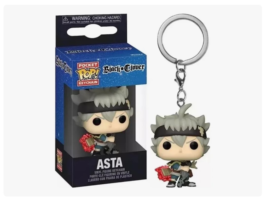 WhatsApp Image 2025-07-21 at 3.35.58 PM(2) Llavero Pocket Pop: Black Clover / Trebol Negro Asta - Image 1