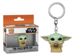 Llavero Pocket Pop: Star Wars Baby Yoda Con Copa