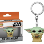 Llavero Pocket Pop: Star Wars Baby Yoda Con Copa