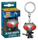 Llavero Pocket Pop: Aquaman Manta Negra/ Black Manta